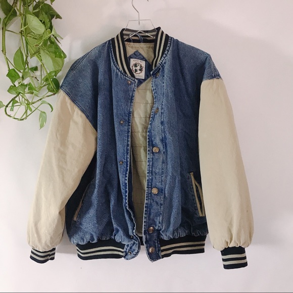 baseball denim jacket